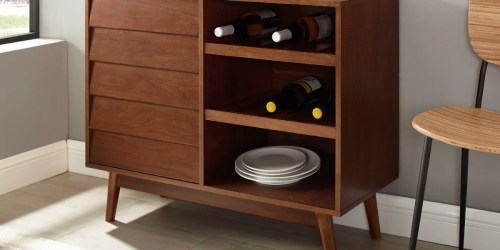 Bar Cabinet w/ Wine Storage Only $217.79 Shipped on Walmart.online (Regularly $425)