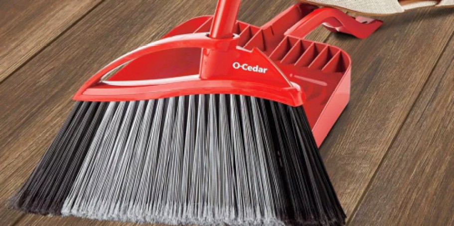 O-Cedar Broom & Step-On Dustpan Set Just $13.97 on Amazon (Reg. $20) | Over 10,000 5-Star Reviews