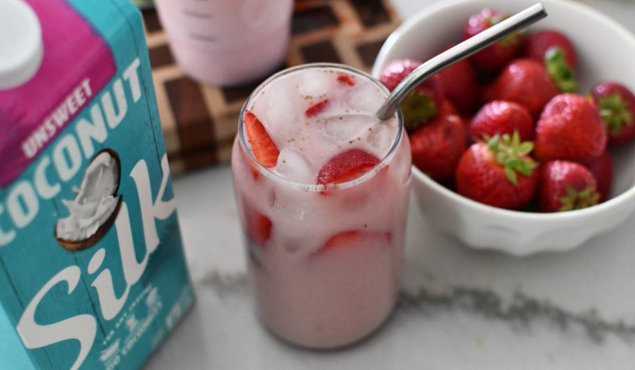 A Starbucks pink drink copycat recipe that tastes just like the real thing