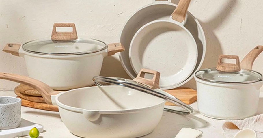 Up to 75% Off Carote Cookware Sets on Walmart.online | 15-Piece Set JUST $59.99 Shipped (Regularly $200)