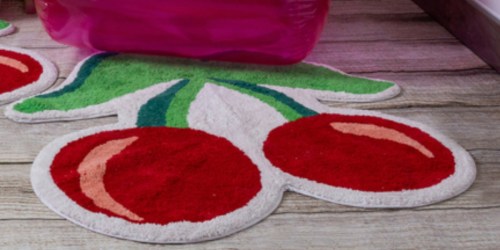 Retro Rugs Just $5.55 at Five Below – Strawberries, Cherries, Flowers & More