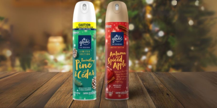 BOGO Free Holiday-Scented Glade Air Fresheners After Walmart Cash