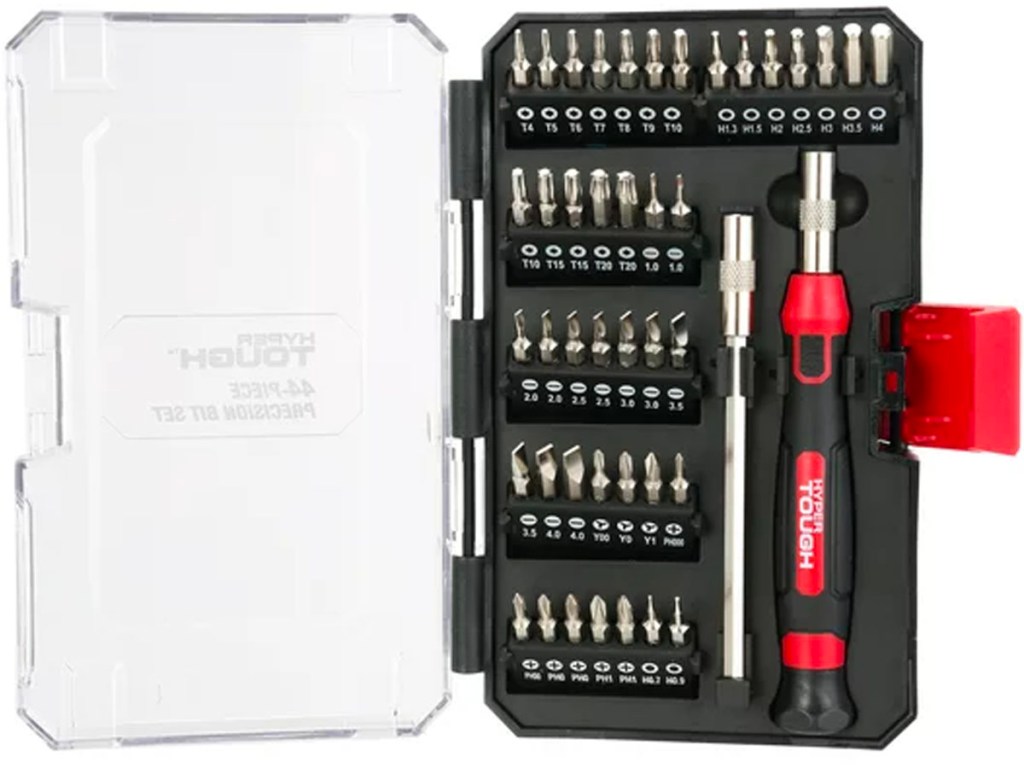 hyper tough rachet screwdriver set stock image