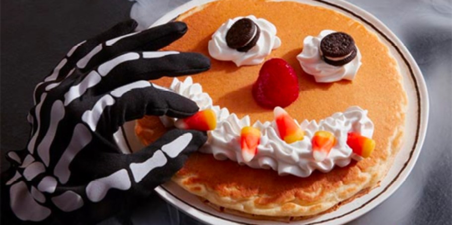 FREE IHOP Scary Face Pancakes for Kids w/ Adult Entree Purchase