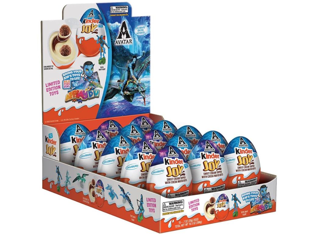 15 pack of Avatar Kinder eggs