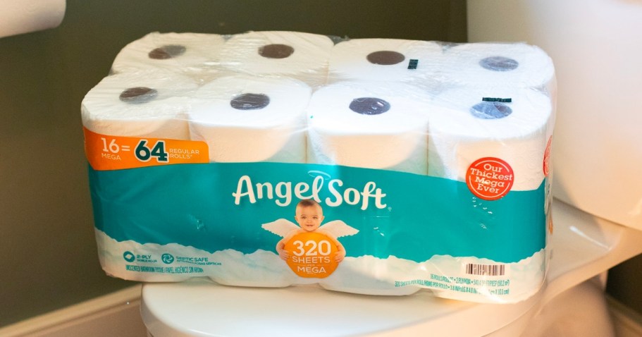 Angel Soft Toilet Paper 16-Count Mega Rolls Only $9.49 Shipped on Amazon