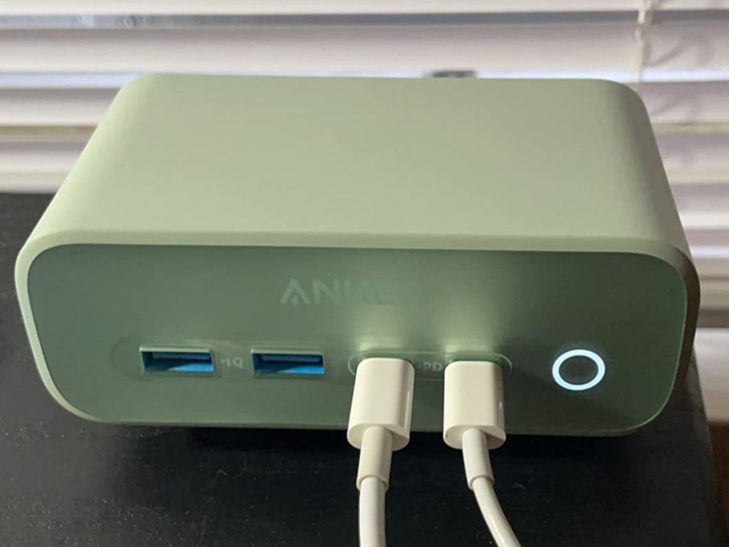 Light green Anker Charging Station