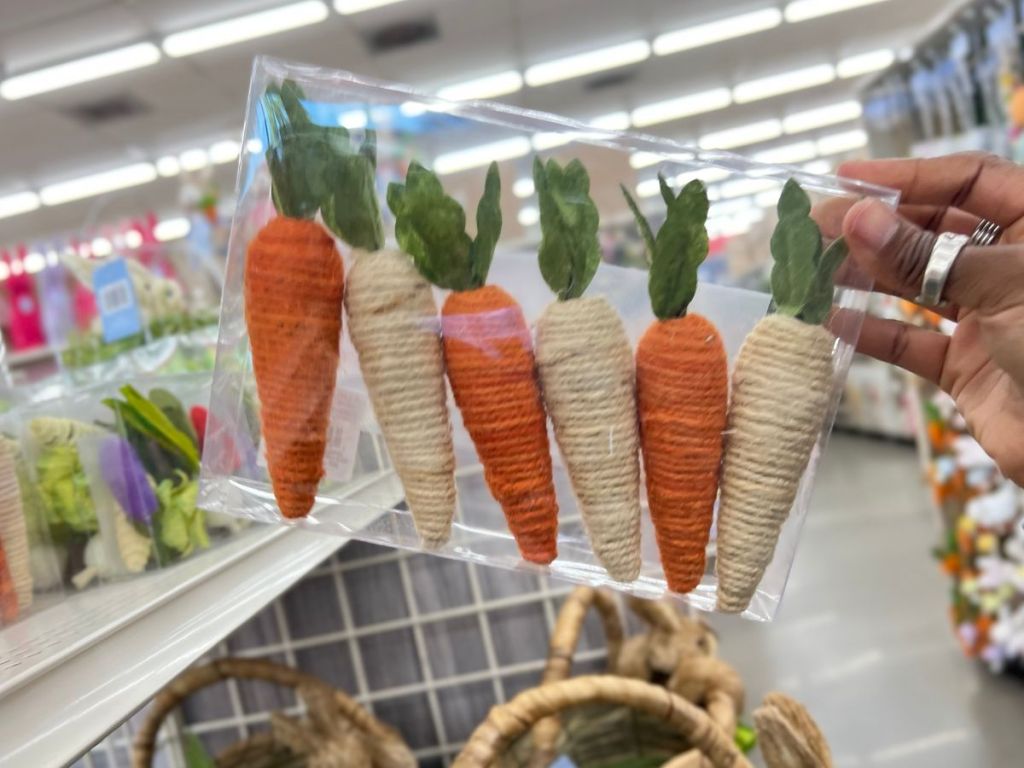 Ashland Orange & White Jute Wrapped Carrot Décor