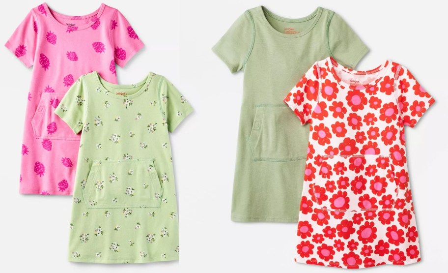 2-pack sets of girls dresses