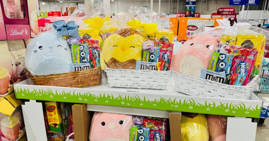 Costco Squishmallow Easter Baskets