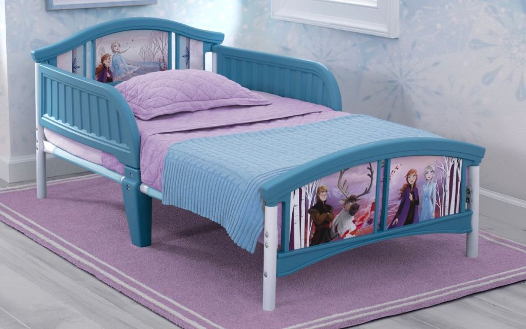 Disney Frozen II Plastic Toddler Bed Delta Children