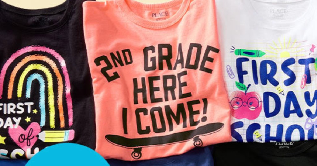 the childrens place First Day of School Tees