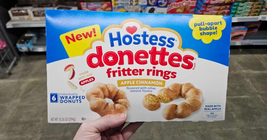 NEW Hostess Apple Cinnamon Fritter Donettes Treats at Walmart