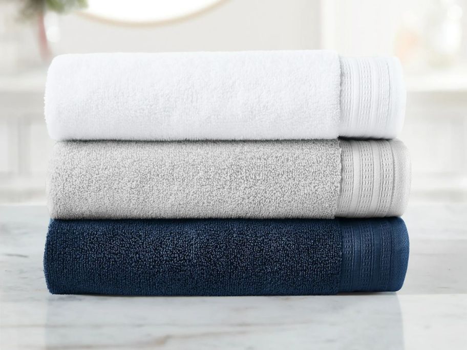 Hotel Style 6-Piece Egyptian Cotton Tencel Lyocell Bath Towels