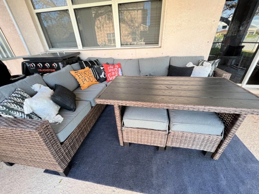 wicker walmart patio furniture 