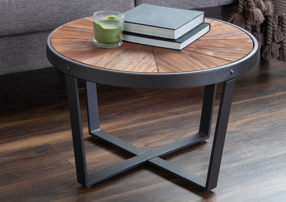 Kate Laurel Gerhardt Brown Wood Modern Coffee Table