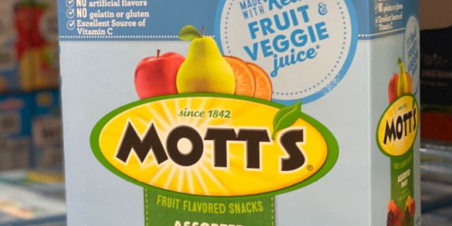 Mott’s Fruit Snacks 40-Count Box Only $6 Shipped on Amazon (Just 15¢ Per Pouch!)