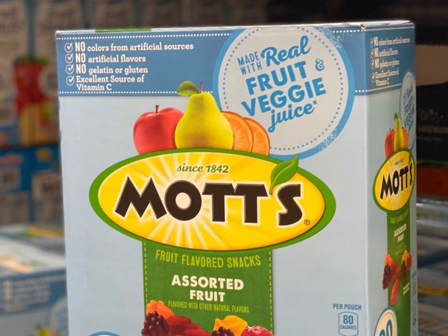 Mott’s Fruit Snacks 40-Count Box Only $6 Shipped on Amazon (Just 15¢ Per Pouch!)