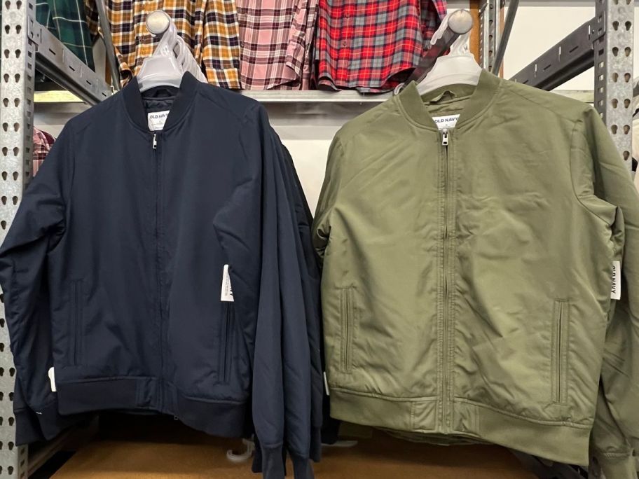 2 old navy men's bomber jackets