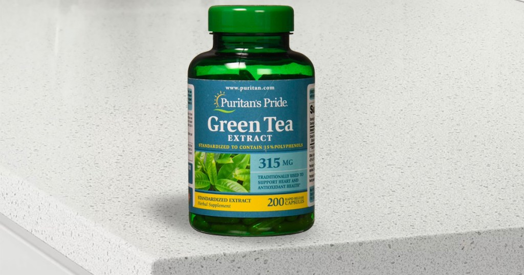 Puritans Pride Green Tea Extract Counter