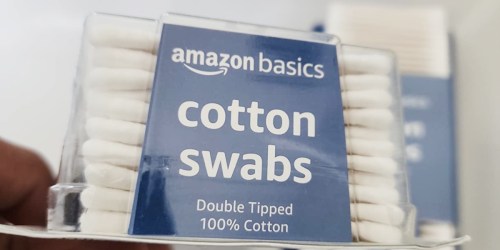 Amazon Basics Cotton Swabs 500-Pack Just $2 Shipped