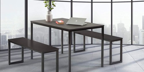 Modern 3-Piece Dining Set Only $112 Shipped on Amazon (Regularly $190)