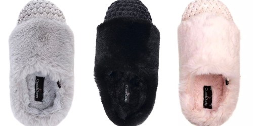 Cuddl Duds Womens Slippers Just $8.39 on JCPenney.online (Regularly $42) | Available in Three Colors