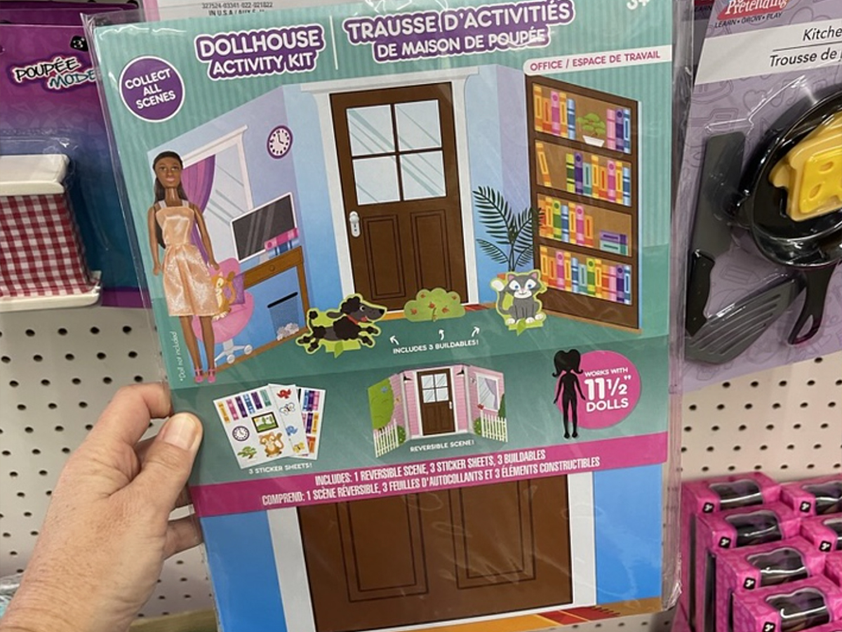 a fashion dollhouse activity kit