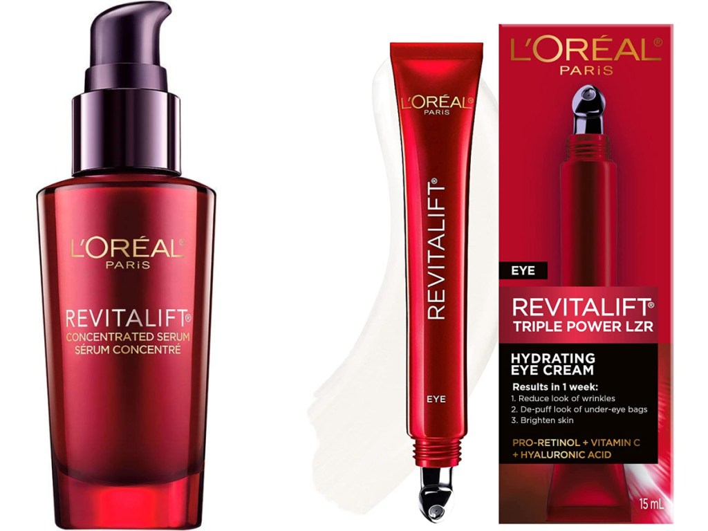 loreal serum and eye cream