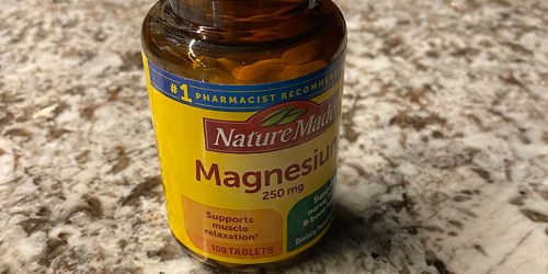 Nature Made Magnesium 100-Count Only $1.51 Each Shipped on Amazon