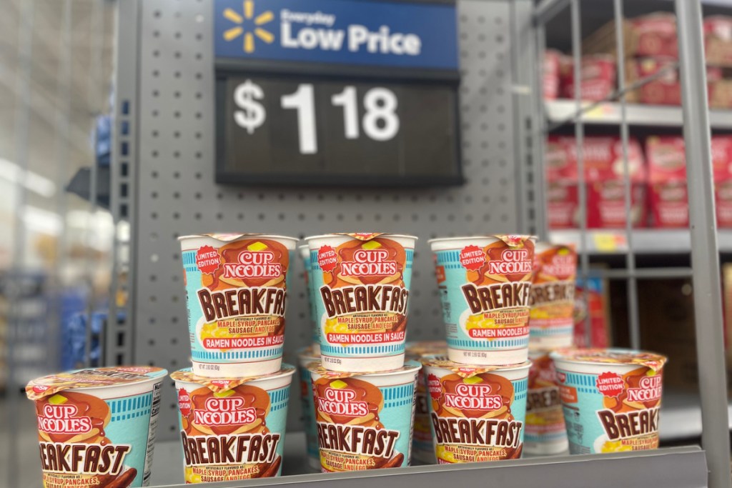 nissin cup noodles breakfast at Walmart