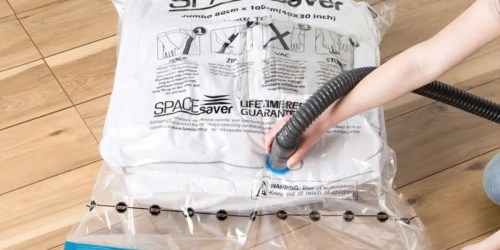 Vacuum Storage Bags 10-Count w/ Pump Only $17.99 Shipped for Amazon Prime Members (Over 79K 5-Star Reviews)