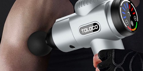 Body Massage Gun w/ 15 Attachments Only $30 on Amazon (Regularly $200)