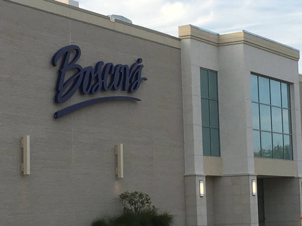 exterior of Boscov's department store