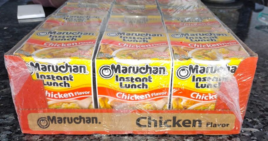 Maruchan ramen instant lunch chicken flavor soup cups