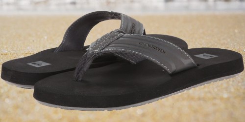 Quiksilver Men’s Flip Flops from $9.80 on Amazon (Regularly $28)