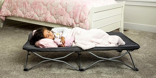 Regalo Portable Toddler Cot w/ Sheet Just $25.98 on Walmart.online (Reg. $40) | Great for Sleepovers & Travel