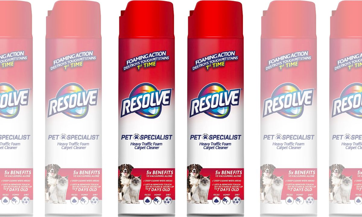 Resolve Pet Specialist Heavy Traffic Foam Carpet Cleaner