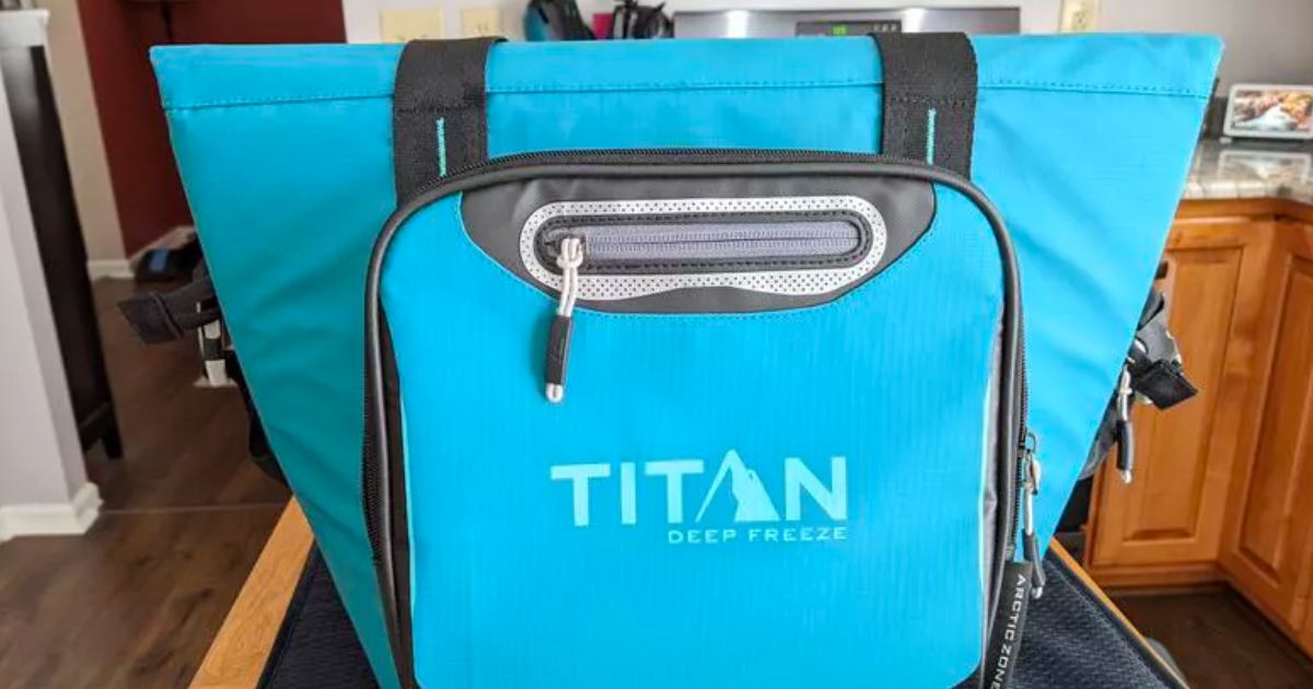 Titan cooler on a kitchen counter