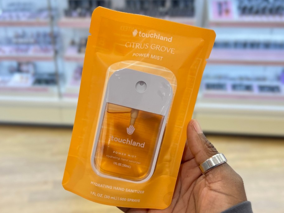 touchland power mist hand sanitizer citrus grove