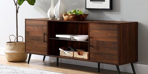 Mid-Century Modern Walker Edison TV Stand Just $174.99 Shipped on BestBuy.online