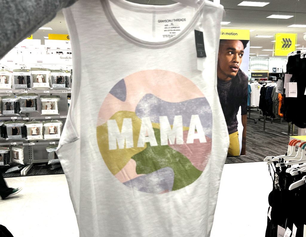 Women's Mama Watercolor Graphic Tank Top