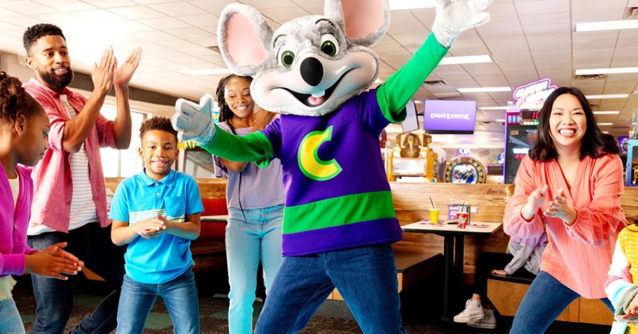 Chuck E. Cheese 60-Minute Unlimited Play Pass ONLY $19.99!