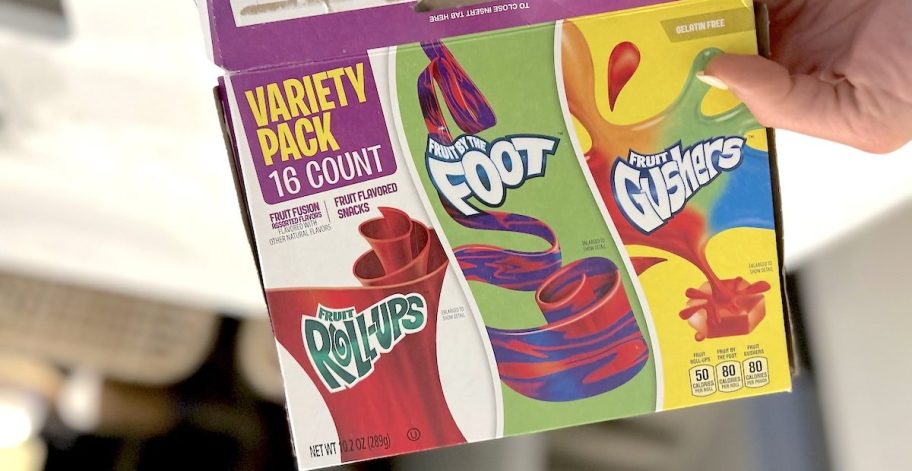 gushers fruit roll up variety packs on amazon