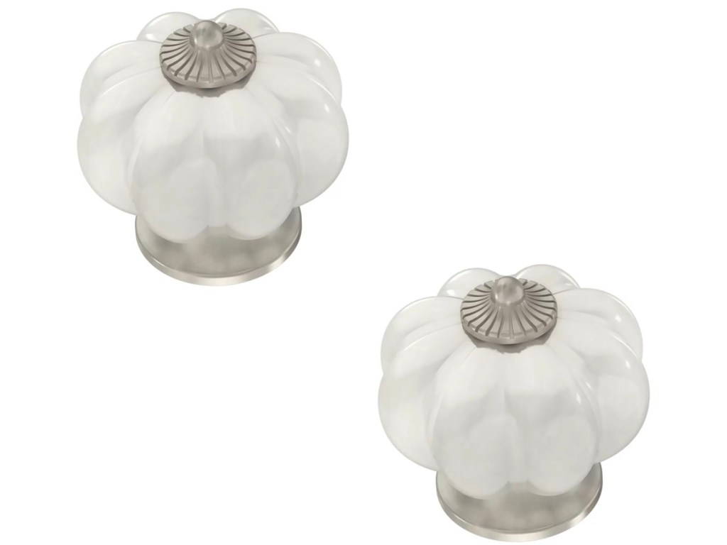 2 white knobs