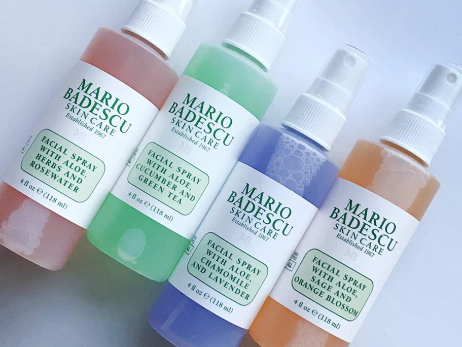 Mario Badescu Facial Spray 4-Pack Just $22.80 Shipped on Amazon + More