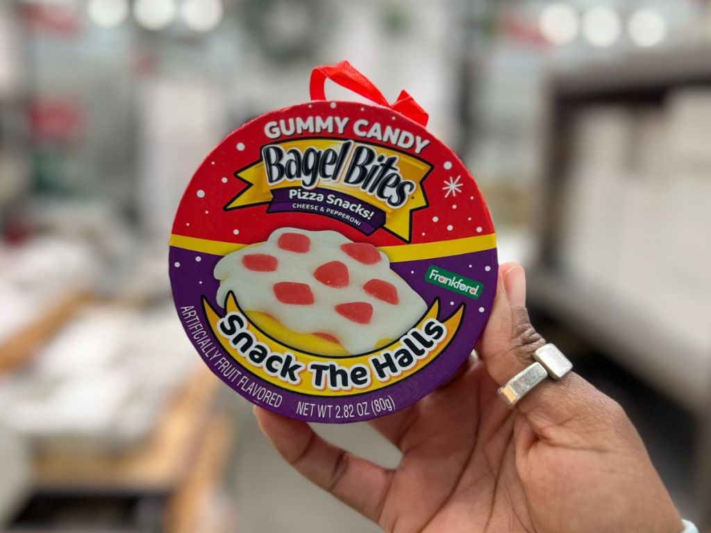 Kraft Mini Bagel Bite Ornament and Themed Gummy Candy Box at Target