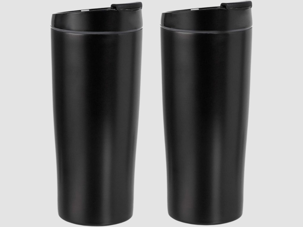 Amazon Basics Tumbler with Flip Lid 2-Pack