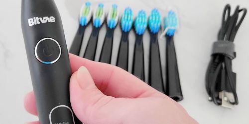 Electric Toothbrush w/ 8 Brush Heads Only $9.99 Shipped w/ Amazon Prime (Regularly $30)