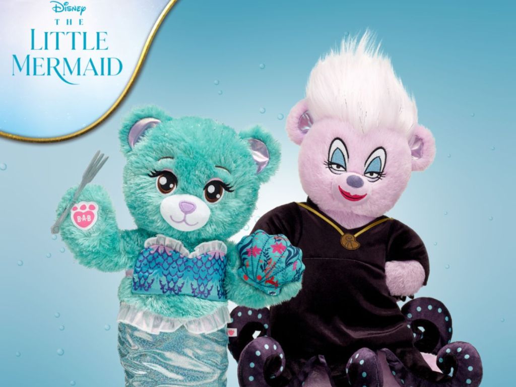 Disney The Little Mermaid Build A Bear bears